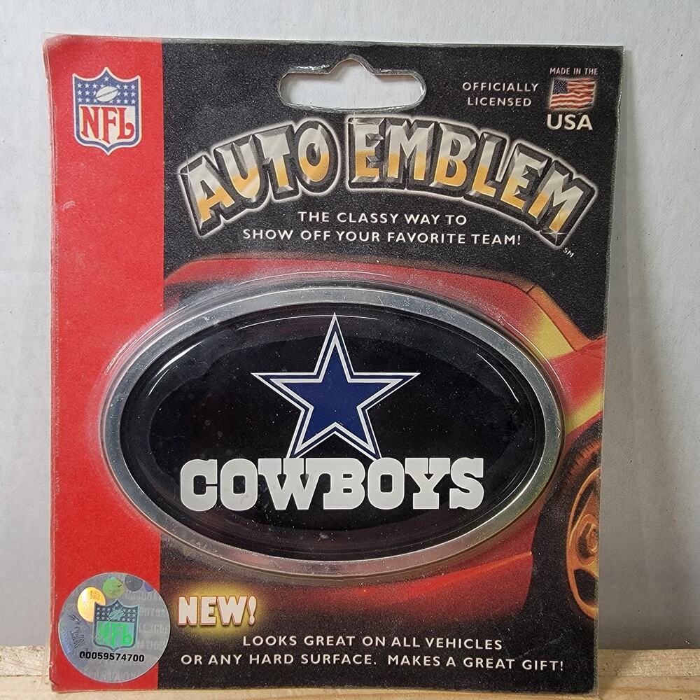 VINTAGE NFL Dallas Cowboys Auto Emblem (2000) - SEALED